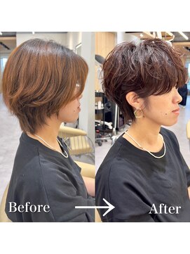 ロンドプロフィール 浦和(Lond profil) Lond.海気　ハンサムショート　ニュアンスパーマ