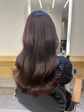 ジーナ 船橋(Zina) 髪質改善*ロングレイヤーグレーベージュ*美髪【Zina船橋】