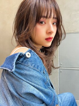 シエナ 渋谷(Siena) Siena 20代30代 艶ベージュ×海外風レイヤー 渋谷