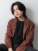 ユーフォリア 渋谷グランデ(Euphoria SHIBUYA GRANDE) ニュアンスパーマ センターパート ウルフ MOMO