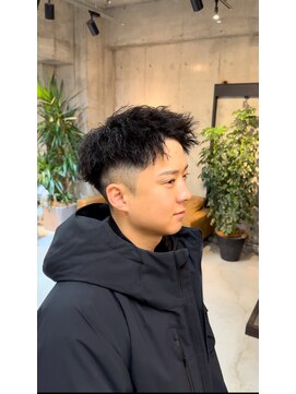 サップ 吹田店(Sup) ツイストパーマ ツイストスパイラル 刈り上げ