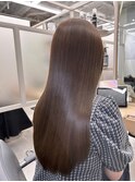 艶カラー　美髪縮毛矯正　髪質改善トリートメント