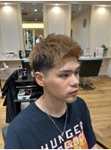 ジェットモヒカン風アップバング