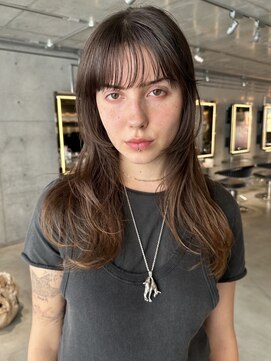 スクリーンギンザメゾン 銀座(SCREEN GINZA MAISON.) クラゲヘアー/小顔に見せるヘア/ココアベージュ/銀座