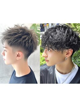 【鳳駅徒歩4分】メンズカットはもちろん、流行りのメンズパーマもお任せ！ON/OFFキマるスタイルをご提供☆