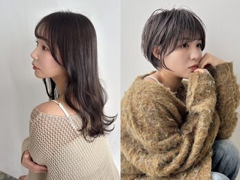 ティーヘア(t.hair)の写真/フェイスレイヤーカットで簡単最旬スタイル！作り込みすぎない、抜け感ある仕上がりでナチュラルな印象に♪