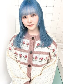 フウ(fuh) 水色/ブルー/ライトブルー/ブルーカラー/寒色カラー