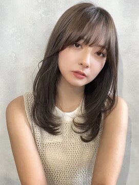 オリンテ バイ レシッド 表参道(orente by rcid) 髪質改善顔周りレイヤーカット酸性ストレートラベンダーベージュ