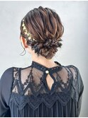 美髪韓国ヘアロングオリーブベージュグレージュ_ba536791