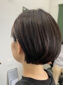 まとまり◎ 重めショートボブ