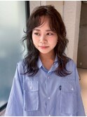 ＜sayaca＞ミディアムパーマ &nbsp;レイヤーパーマ　コテ巻き風パーマ