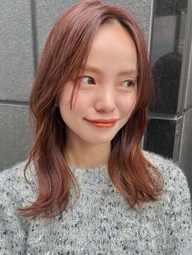 ガーデン 銀座(GARDEN) ミディアムヘア暗めカラー大人かわいいレイヤーカット前髪カット