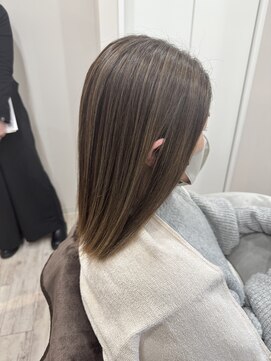 カミノワ(kaminowa) 白髪率30%おすすめヘア/40代/50代/60代/白髪ぼかしハイライト