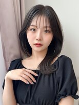 アフロート エル 大阪(AFLOAT L) 【20代30代】さりげないナチュラルレイヤー/小顔/黒髪/暗髪