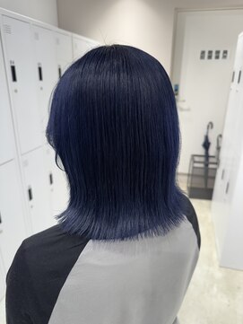 エイト ヘアサロン 渋谷本店(EIGHT) ネイビーブルー