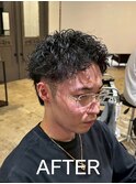短髪スパイキーツイストパーマ