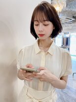 マリアバイアフロート(Maria by AFLOAT)&nbsp;韓国大人ボブレイヤーオリーブベージュ
