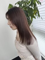 アオ(Ao)&nbsp;髪質改善カット ロゼカラー 顔周りレイヤー