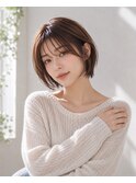 ショート×ショコラブラウン×艶髪