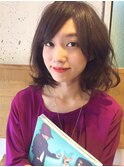 大人かわいい外国人風ロブ　表参道Cocoon ACO