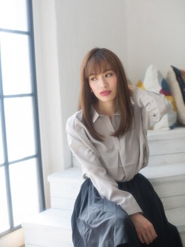 リアン 方南町店(Lian) フリンジバング×ナチュラルストレート