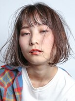テトヘアー(teto hair)&nbsp;bob(切りっぱなしボブ、グレージュ、ワイドバング)