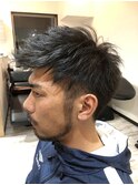 ツーブロショート