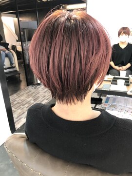 ロナ 岡崎竜美丘店(RONA) ショート×ペールピンク