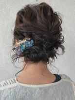 ビーワールド(B WORLD)&nbsp;後れ毛いっぱいのお呼ばれヘア【藤枝/オーガニックカラー】