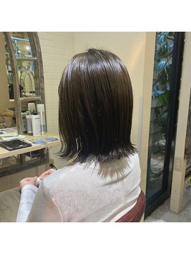 ヘアリゾートエーアイ 新宿西口店(hair resort Ai) 長めロブスタイル