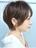 亀戸でミニウルフテラコッタデジタルパーマショートヘアが得意★