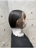 インナーカラー ×ボブ