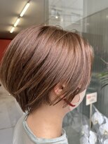 ラフランクリー(la frankly)&nbsp;ヌーディーカラー/小顔ひし形/髪質改善/レイヤースタイル