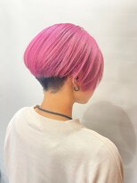 ブリーズ(BREAZE)&nbsp;ピンク！×ハンサムショート［博多美容室］