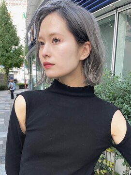 エルメトーキョーバイユアーズ(L'me TOKYO by youres) グレージュボブスタイル