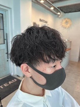バトー バイ トリコ 船橋北口店(BATEAU by tricot) メンズツイストスパイラルパーマ