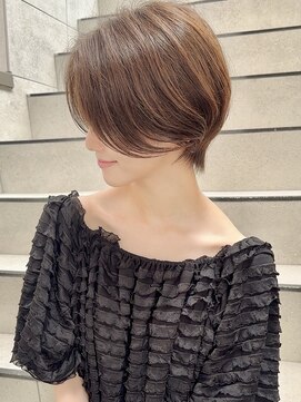 ロンド アンブル 四条烏丸(Lond ambre) 【Lond ambre】川村利幸/オシャレショート/グレージュカラー