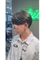 スキル(SKILL)&nbsp;福岡/天神/センターパート/ニュアンスパーマ/メンズ縮毛矯正