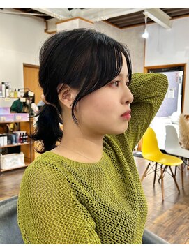 ヘアメイクエイト 丸山店(hair make No.8) ◆担当：岩切祐樹◆結んでも可愛い横髪カット♪