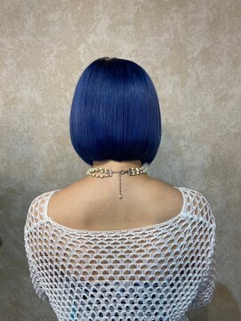 ヴェチカ 京橋店(Vechika) ボブ/切りっぱなしボブ/ブルーカラー
