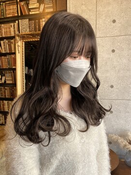 ヘアサロン レゴリス 都城店(REGOLITH) 伸ばし中でも可愛く!ゆる巻き透明感ブラウン