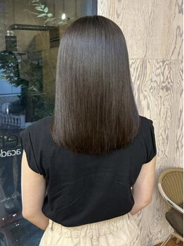 ショーアンドジェリック サロン アカデミー(sho&jeric salon academy)の写真/最新髪質改善メテオ酸熱トリートメント正規取扱店◎年齢によるお悩みも、メテオ髪質改善で艶髪に！