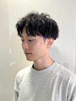スタイル 茅ケ崎(STYLE) 【平山明樹】大人メンズ人気/センターパート×ニュアンスパーマ