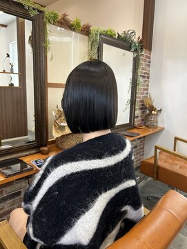 オーシー 四ツ井店(O'sea) タッセルボブ×シークレットグレー