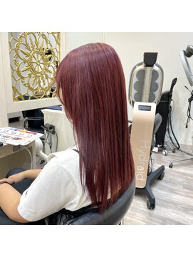 ワイスラッシュジングウ(Y / JINGU) 深みのあるレッドかラー