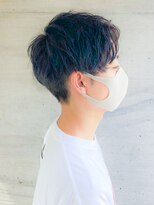 ハートクリップアームズ 橿原店(HEART CLIP arms)&nbsp;爽やかメンズ☆無造作ツーブロックマッシュショート黒髪