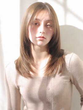 アイニティ 緑地公園(Inity) [Inity]美髪ワンカールレイヤーカット×くすみベージュ[豊中]