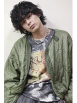 ブークル(boucle)&nbsp;メンズウルフパーマ　ゆるめパーマ