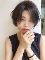 ノールート(No√)&nbsp;大人かわいいセンターパートショート/グレージュ/大須/矢場町