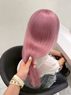 ベレーザシェルト(Beleza scelto) 15181ブリーチ&ダブルカラーラベンダーパープルレイヤーロング